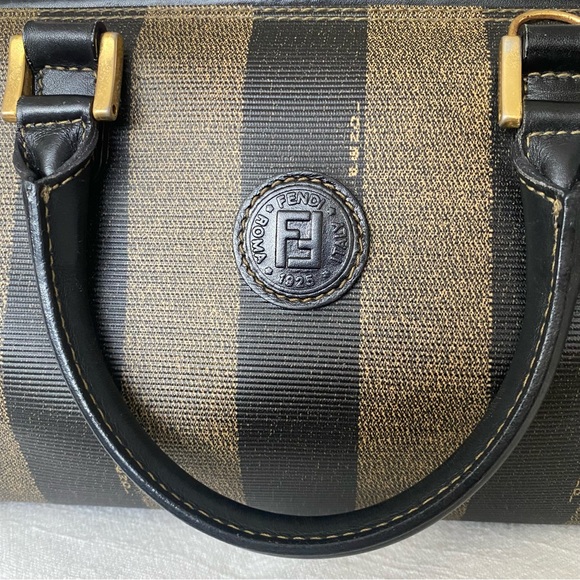 FENDI Vintage Pequin Boston Bag - Picture 9 of 16